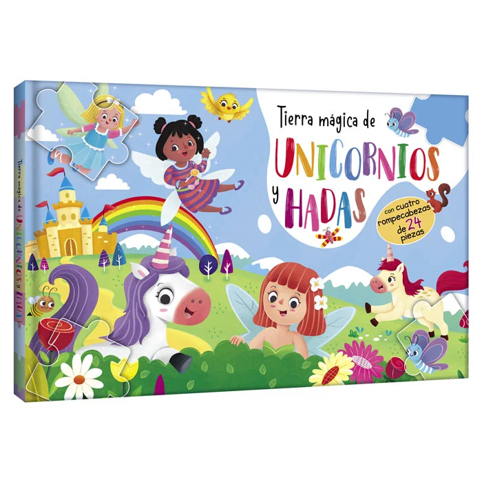 Tierra M Gica De Unicornios Y Hadas Libro Rompecabezas Lexus