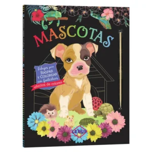 Mascotas, Libro para Raspar y Colorear